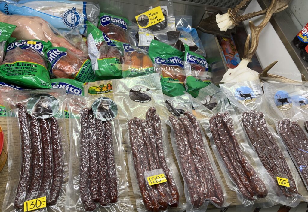麋鹿肉和熊肉